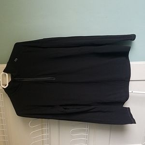 Lululemon Athletica Black Half Zip Long Sleeve Technical Pullover Shirt